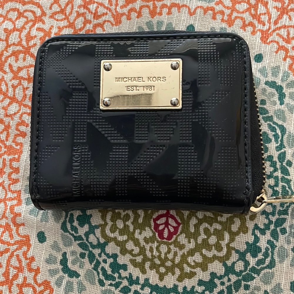 MICHAEL KORS MINI WALLET BLACK USED